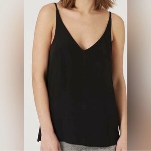 Black tank, double straps